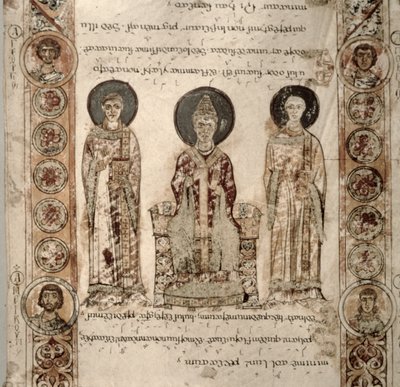 Exultet 1 Le Autorità Ecclesiastiche da Italian School